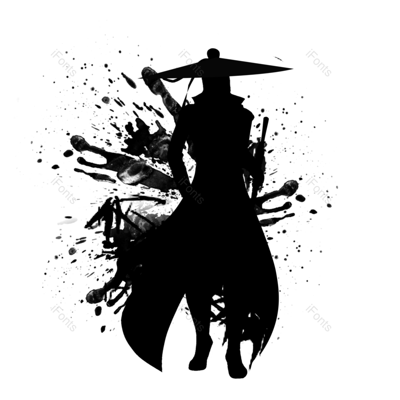 水墨图片,墨迹元素,黑色素材PNG,黑色免抠素材